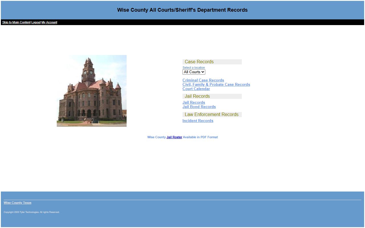 Wise County court records after arrest PublicAccess portal